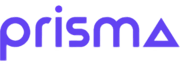 Prisma online school purple logo with triangle accent